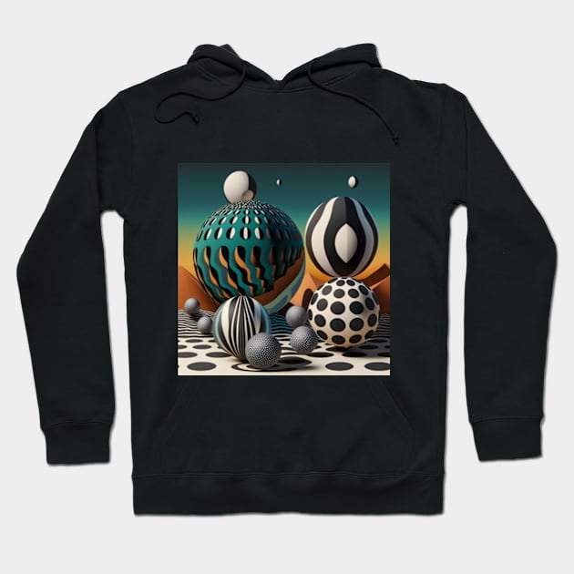 Surreal Sphere Hoodie by Bea